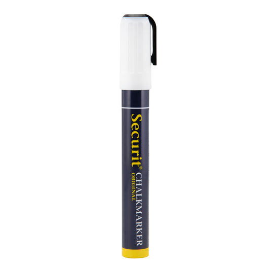 Securit Chalkmarkers - Loose - White 14,5x1,5x2cm - Pack of 12