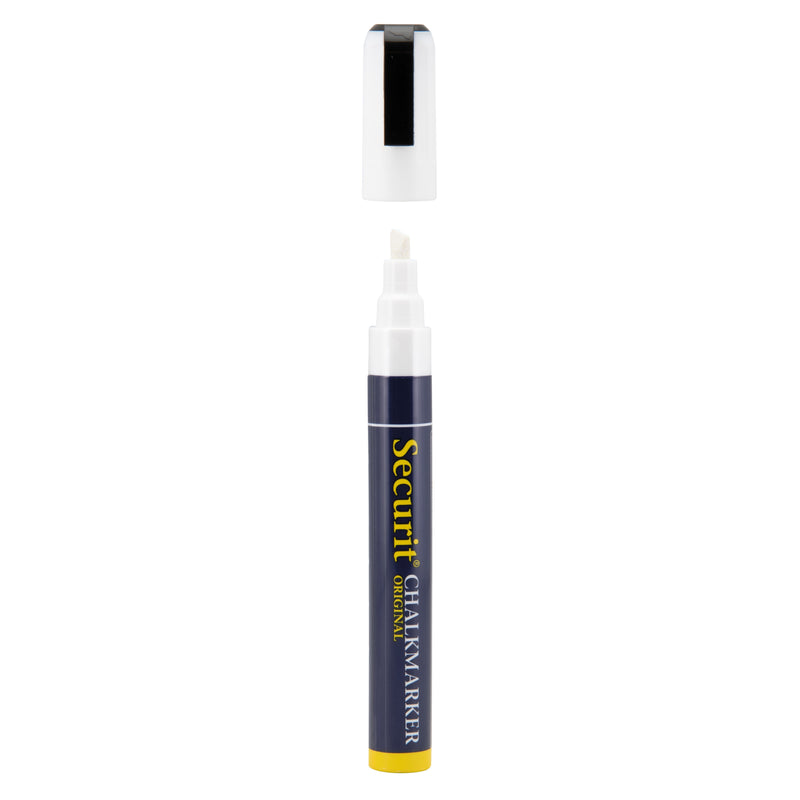 Load image into Gallery viewer, Securit Chalkmarkers - Loose - White 14,5x1,5x2cm - Pack of 12
