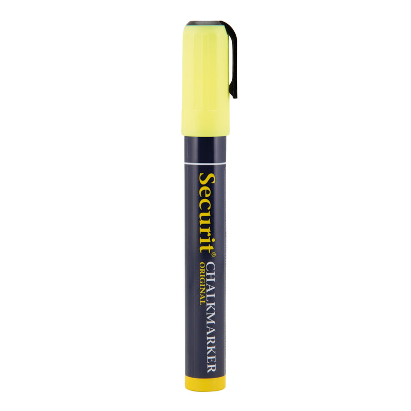 Load image into Gallery viewer, Securit Chalkmarkers - Loose - Yellow 14,5x1,5x2cm - Pack of 12
