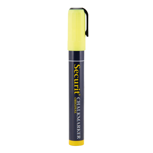 Securit Chalkmarkers - Loose - Yellow 14,5x1,5x2cm - Pack of 12