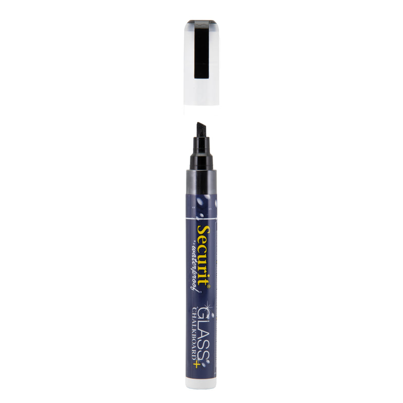 Load image into Gallery viewer, Securit Chalkmarkers - Wallet Waterproof - Black/White 14,5x1,5x2cm - Pack of 12
