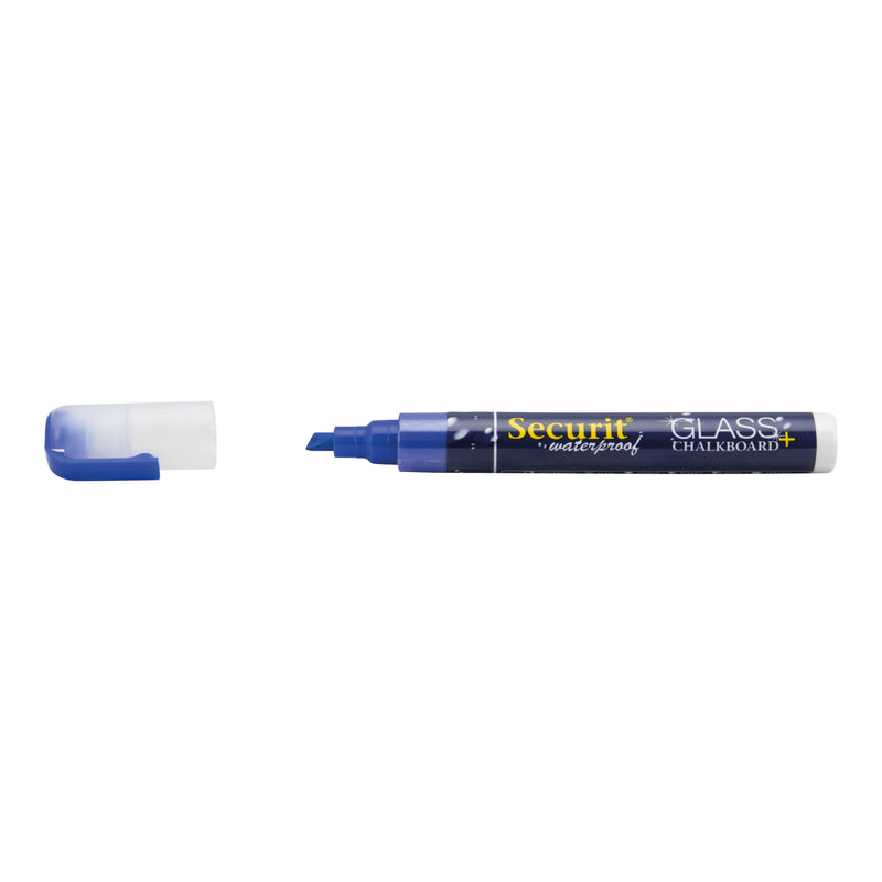 Load image into Gallery viewer, Securit Chalkmarkers - Loose Waterproof - Blue 14,5x1,5x2cm - Pack of 12
