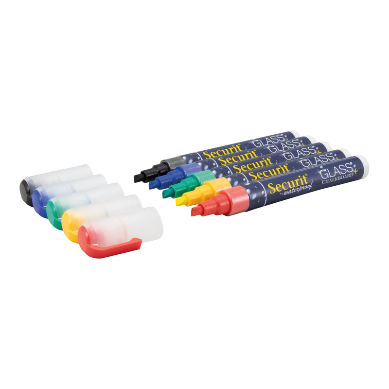Load image into Gallery viewer, Securit Chalkmarkers - Loose Waterproof - Yellow 14,5x1,5x2cm - Pack of 12
