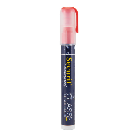 Securit Chalkmarkers - Loose Waterproof - Red 14,5x1,5x2cm - Pack of 12