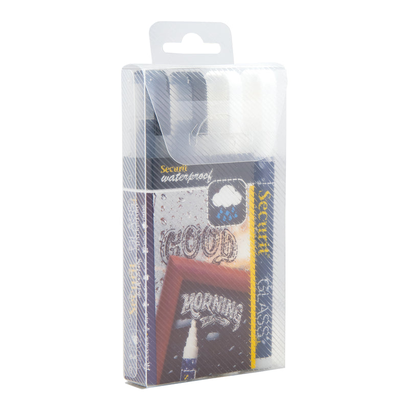 Load image into Gallery viewer, Securit Chalkmarkers - Wallet Waterproof - Black/White 14,5x1,5x2cm - Pack of 12
