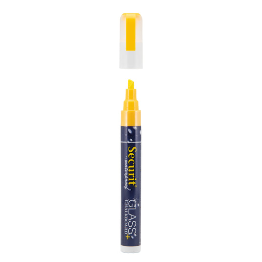 Securit Chalkmarkers - Wallet Waterproof - Assorted Primary 14,5x1,5x2cm - Pack of 12