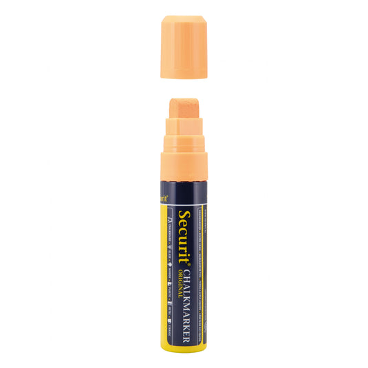 Securit Chalkmarkers - Wallet - Assorted Primary 15,5x2,7x2,7cm - Pack of 6
