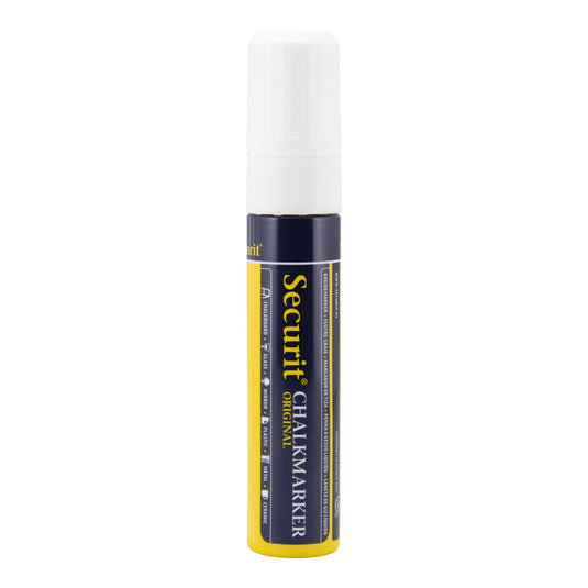 Securit Chalkmarkers - Loose - White 15,5x2,7x2,7cm - Pack of 6
