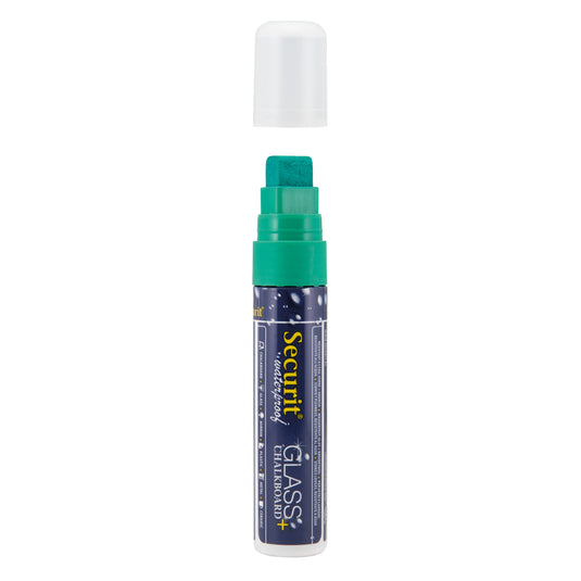 Securit Chalkmarkers - Loose Waterproof - Green 15,5x2,7x2,7cm - Pack of 6