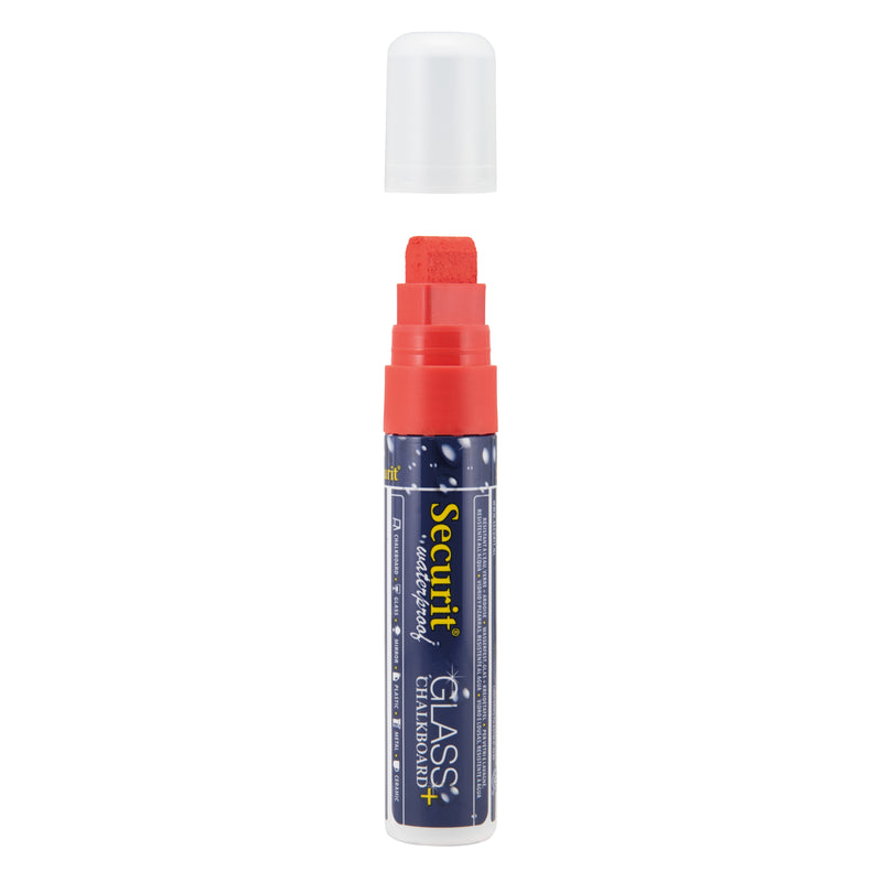Load image into Gallery viewer, Securit Chalkmarkers - Loose Waterproof - Red 15,5x2,7x2,7cm - Pack of 6
