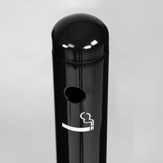 Securit Barriers Systems - Smoke Pole - Black 100,5x6,8x6,8cm