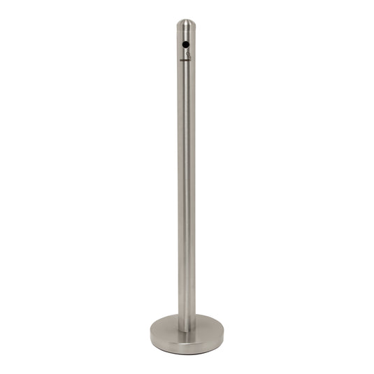 Securit Barriers Systems - Smoker Pole Standard Model with Foot - Stainless Steel