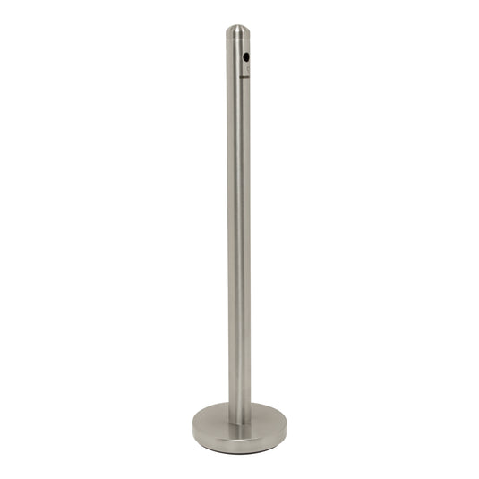 Securit Barriers Systems - Smoker Pole Standard Model with Foot - Stainless Steel