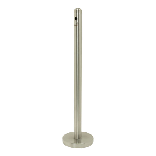 Securit Barriers Systems - Smoker Pole Standard Model with Foot - Stainless Steel