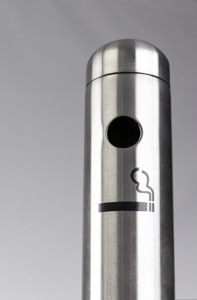 Load image into Gallery viewer, Securit Barriers Systems - Smoke Pole - Stainless Steel 100,5x6,8x6,8cm
