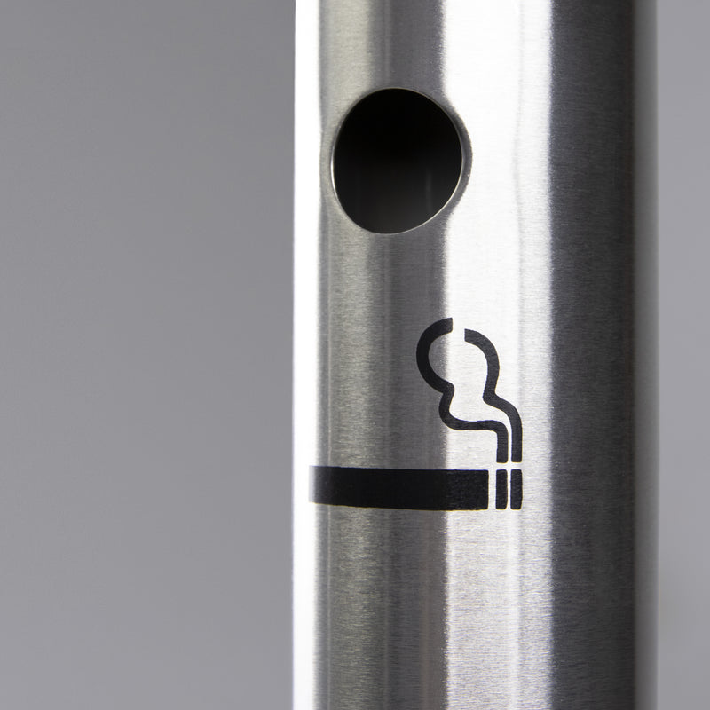 Load image into Gallery viewer, Securit Barriers Systems - Smoke Pole - Stainless Steel 100,5x6,8x6,8cm
