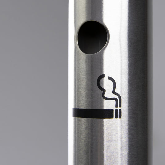 Securit Barriers Systems - Smoke Pole - Stainless Steel 100,5x6,8x6,8cm