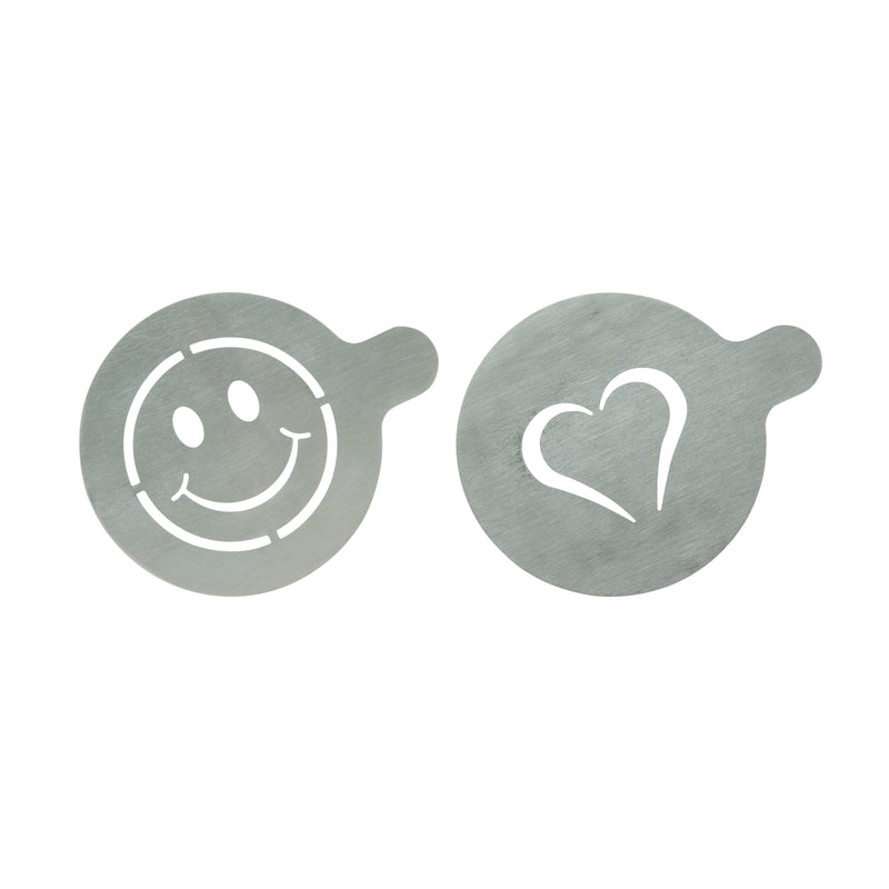 Load image into Gallery viewer, Securit Accessoires - Coffee Stencils - Stainless Steel 10x12,4x0,1cm - Pack of 6
