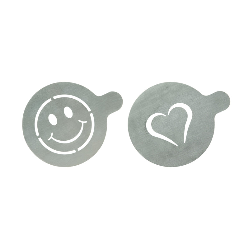 Load image into Gallery viewer, Coffee Corner Kitchen Set - Teapot &amp; Cup Chalkboards on Wooden Bases + Coffee Stencils + White Chalk Markers
