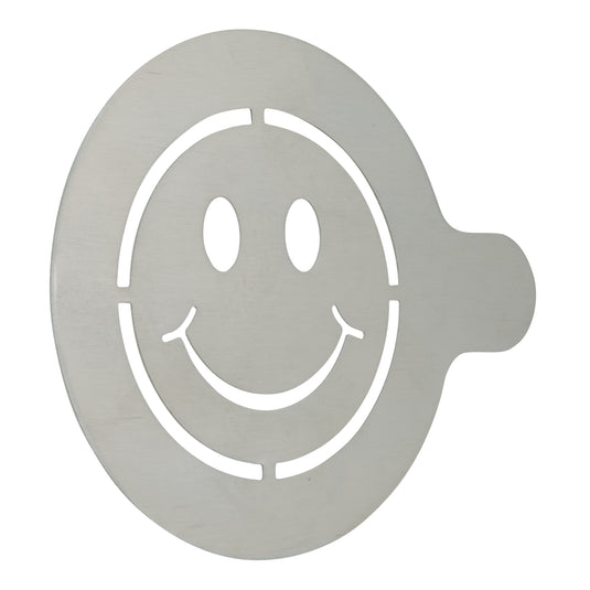Securit Accessoires - Coffee Stencils - Stainless Steel 10x12,4x0,1cm - Pack of 6