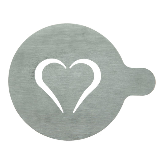 Securit Accessoires - Coffee Stencils - Stainless Steel 10x12,4x0,1cm - Pack of 6