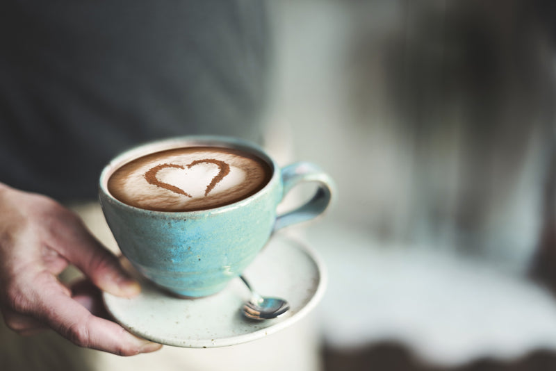 Load image into Gallery viewer, Securit Accessoires - Coffee Stencils - Stainless Steel 10x12,4x0,1cm - Pack of 6 - in use
