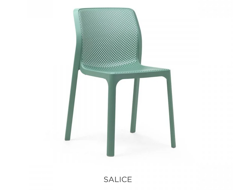 Load image into Gallery viewer, Nardi Salice Bit outdoor chair with a sleek design, lightweight frame, and comfortable seating for patio or outdoor spaces.

