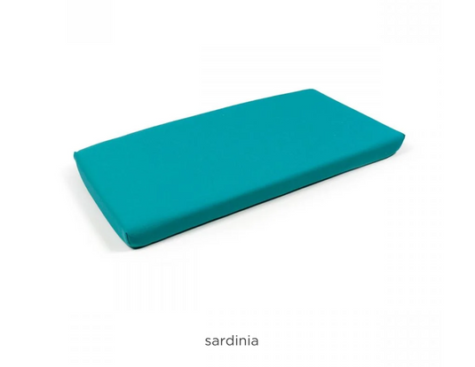 Nardi net bench cushion in beige, designed for outdoor sofas, with plush padding and weather-resistant fabric for patio comfort.