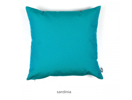 Nardi outdoor cushion with a beige fabric cover, designed for outdoor furniture, by Custom Wood Designs.