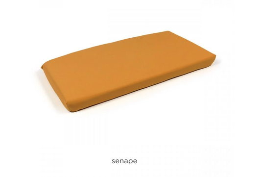 Senape yellow net bench cushion from Nardi designed for sofa Nardi outdoor patio furniture.
