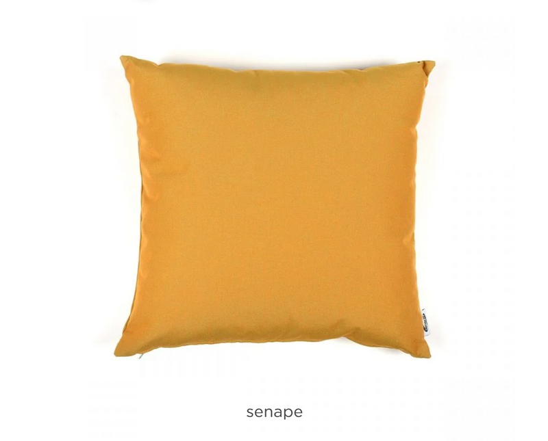 Load image into Gallery viewer, Yellow Nardi outdoor decorative cushion by Custom Wood Designs, featuring soft fabric and stylish design for outdoor seating.
