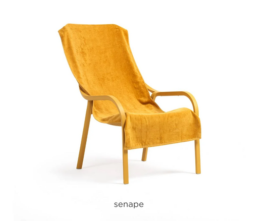 Yellow Net Lounge Beach Towel by Nardi featuring a breathable mesh design, perfect for relaxing at the beach or patio.