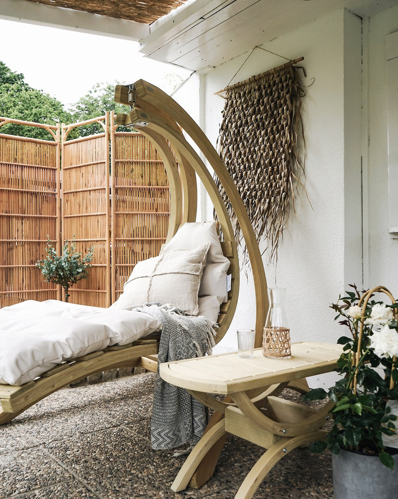 Load image into Gallery viewer, Swing Lounger &amp; Stand Set - Custom Wood Designs Swing Lounger &amp; Stand Set made from [material] –  [use_case] | Custom Wood Designs
