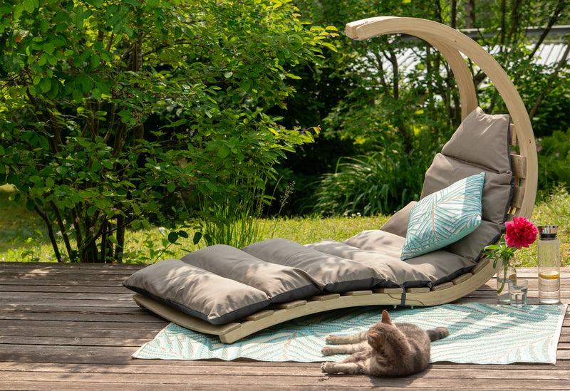 Load image into Gallery viewer, Swing Lounger - Custom Wood Designs Swing Lounger made from [material] –  [use_case] | Custom Wood Designs
