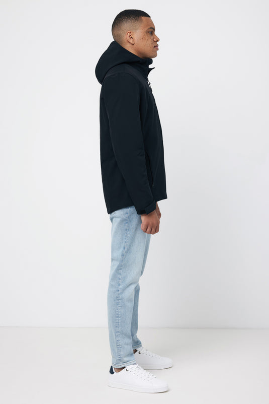 Makal men recycled polyester soft shell jacket