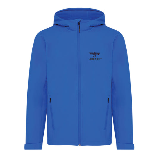 Makal men recycled polyester soft shell jacket