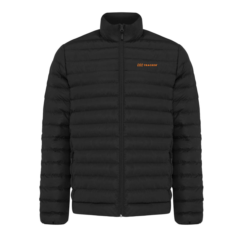 Load image into Gallery viewer, IQONIQ Maiko recycled polyester padded jacket for men, featuring a lightweight textile design with a stand-up collar and quilted pattern.

