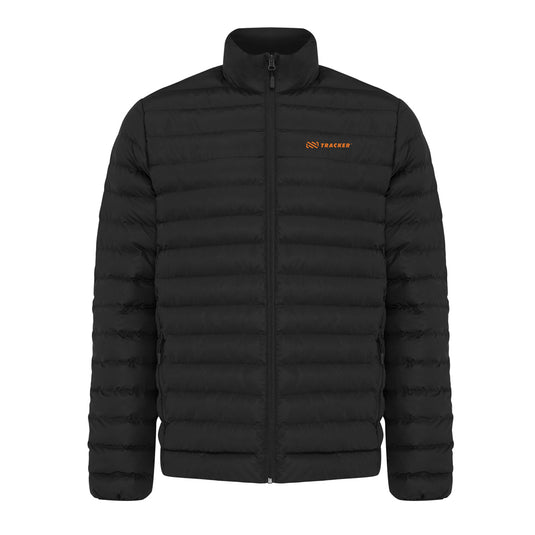 IQONIQ Maiko recycled polyester padded jacket for men, featuring a lightweight textile design with a stand-up collar and quilted pattern.