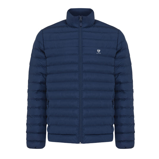 IQONIQ Maiko men's recycled polyester padded jacket with a stylish design, featuring a lightweight, insulated textile for warmth.