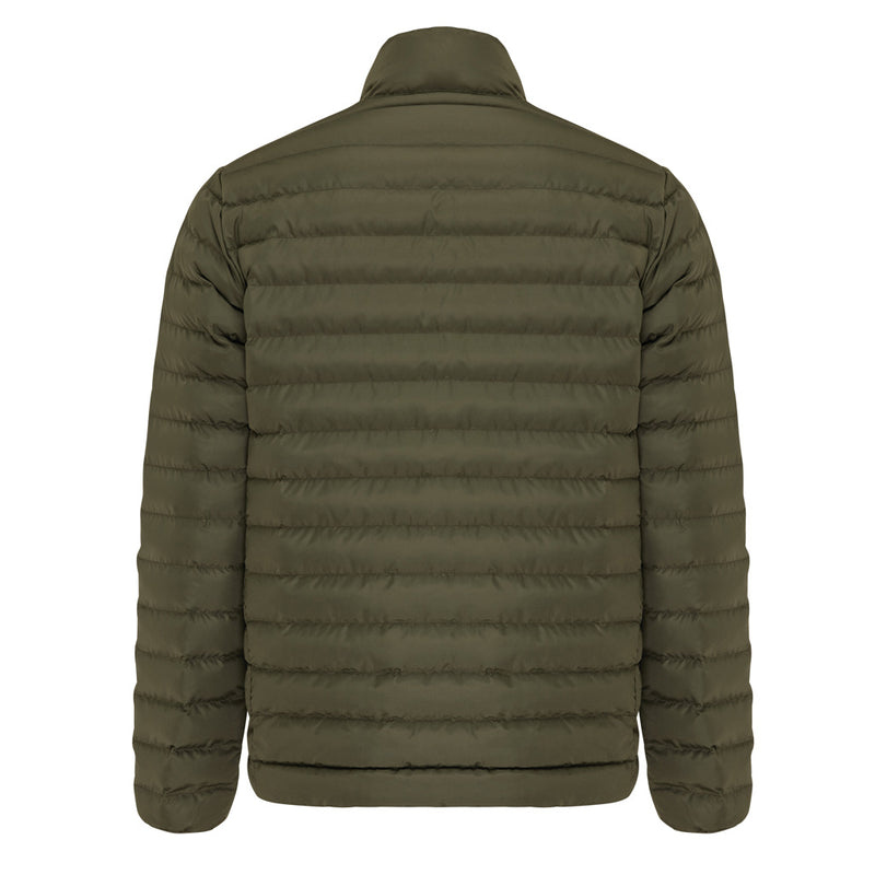 Load image into Gallery viewer, Men's IQONIQ Maiko recycled polyester padded jacket with a hood, featuring a sleek design and quilted insulation.
