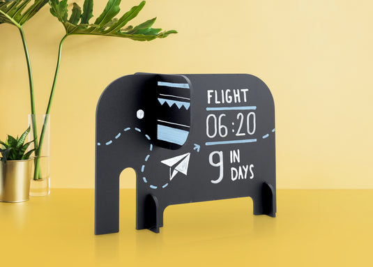 Securit Table Chalkboards - Silhouette 3D Animals - Black 14,3x19,8x10,1cm - Pack of 10 - in use