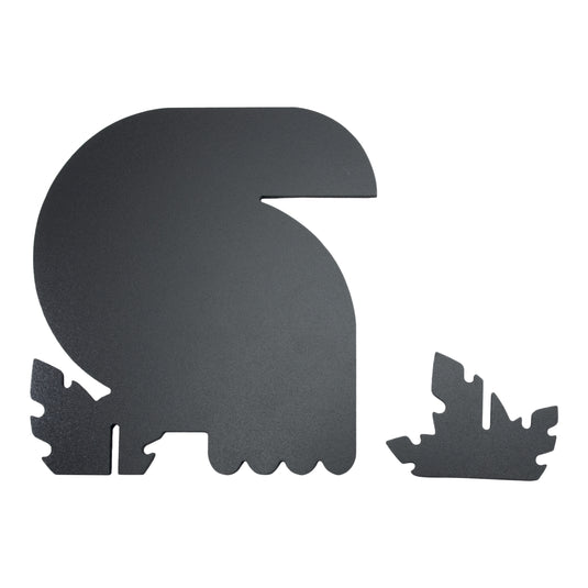 Securit Table Chalkboards - Silhouette 3D Animals - Black 16x13,8x7,4cm - Pack of 10