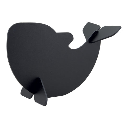 Securit Table Chalkboards - Silhouette 3D Animals - Black 22x14,5x10cm - Pack of 10