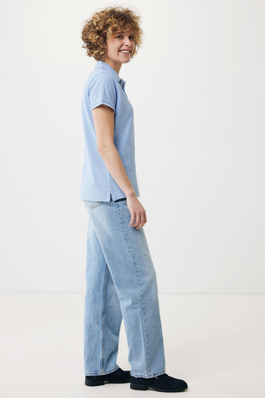 Yosemit women recycled cotton pique polo