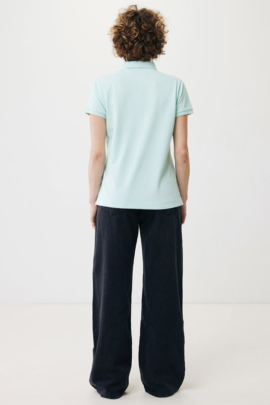 Yosemit women recycled cotton pique polo