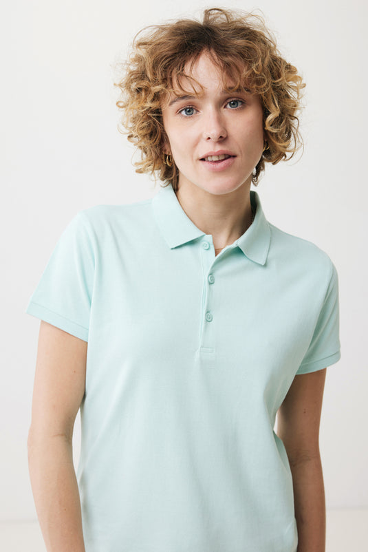 Yosemit women recycled cotton pique polo
