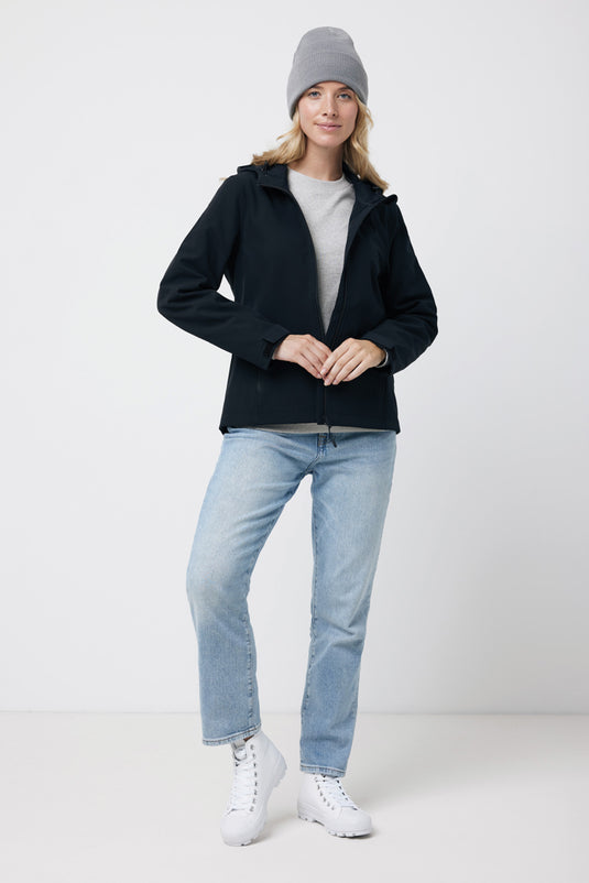 IMakal women recycled polyester soft shell jacket - Custom Wood Designs