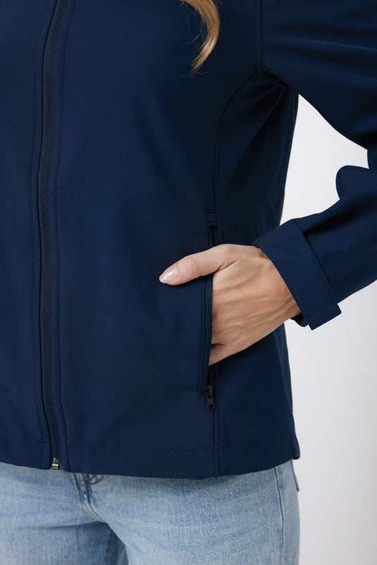 IMakal women recycled polyester soft shell jacket - Custom Wood Designs