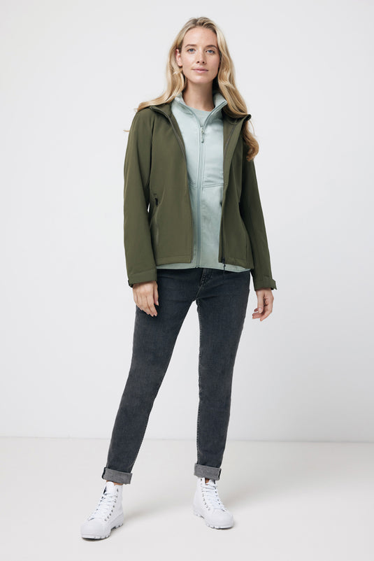 IMakal women recycled polyester soft shell jacket - Custom Wood Designs