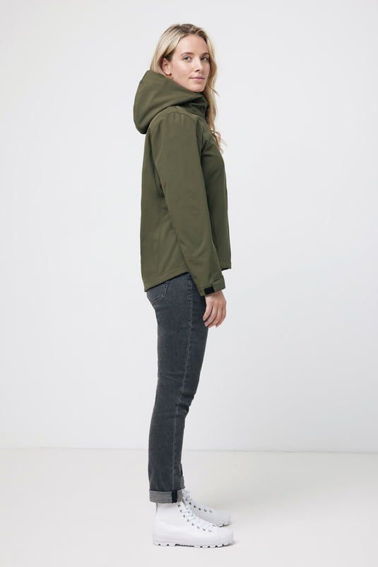 IMakal women recycled polyester soft shell jacket - Custom Wood Designs